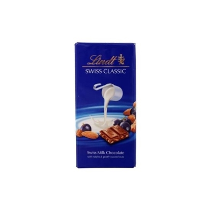 Picture of LINDT CLASSIC MILK RAISIN NUT